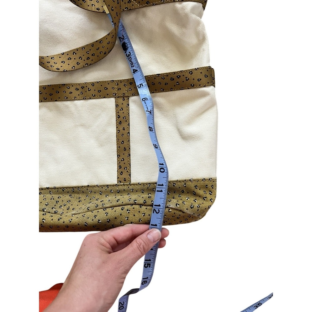 Madewell The Canvas Camden Tote Bag In Mini Leopard Animal Print - Picture 10 of 11